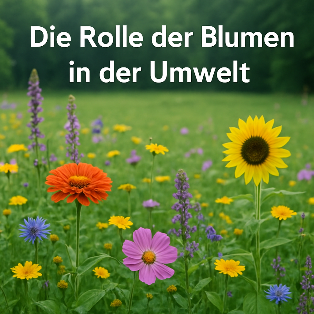 Die Rolle der Blumen in der Umwelt